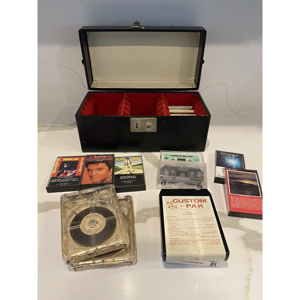 Rare Vintage Music Varies Tape Format From Rare Rolling Stones To Elvis Presley